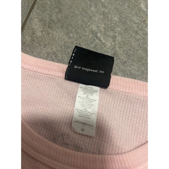 Harley Davidson Pink Thermal Long Sleeve Shirt Embellished Rhinestones Tucson AZ - Picture 3 of 7